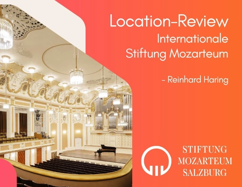 Eventlocation-Review Stiftung Mozarteum	